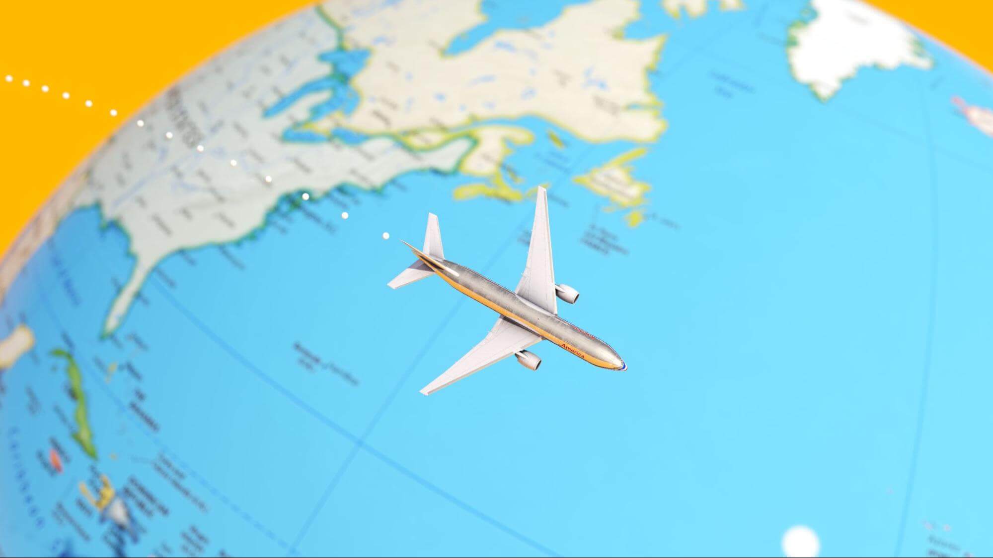 世界地図を表す写真