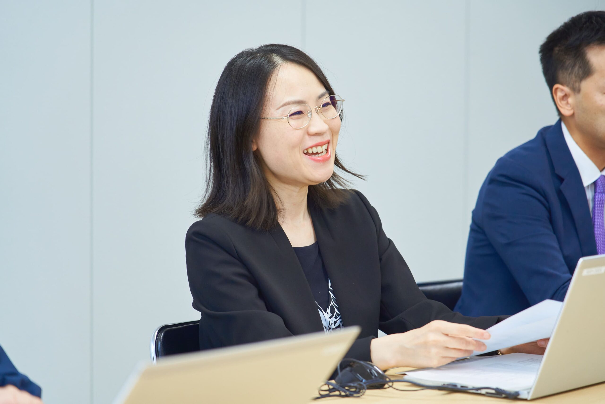 millviポータル導入についてのインタビューに答えるエス・ピー・ネットワーク社の加倉井真理氏